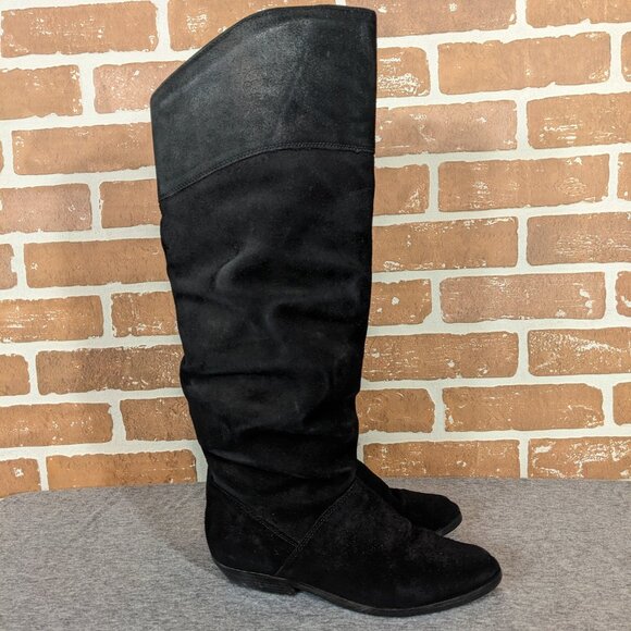 Black Suede Boots - Picture 5 of 8